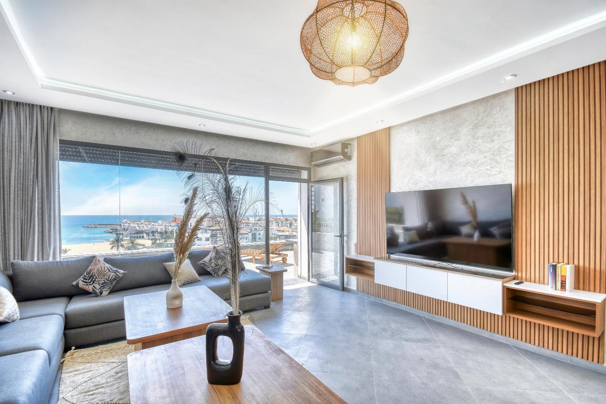 Luxury Seafront Appartement 6-7P Agádír Exteriér fotografie