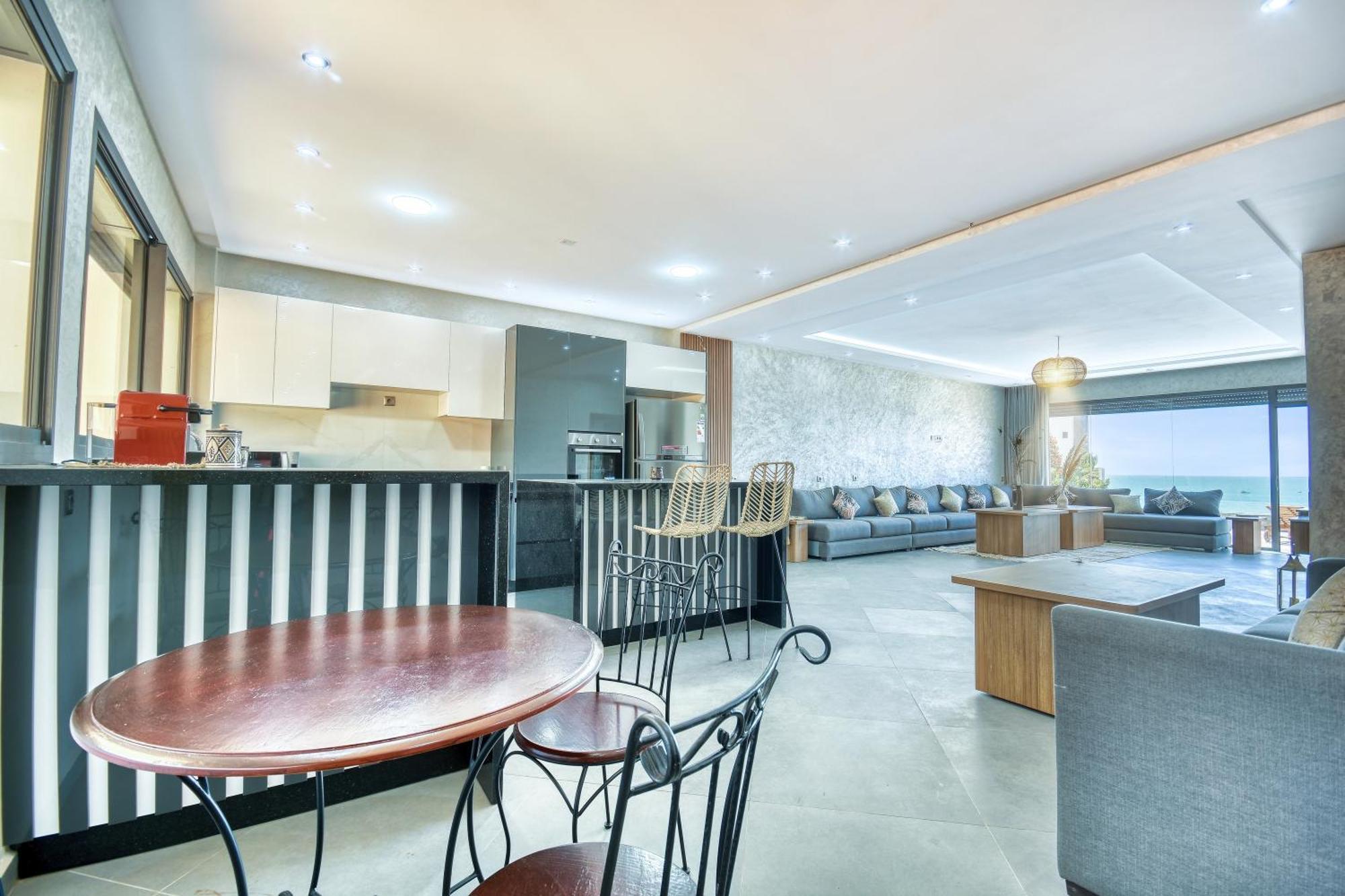 Luxury Seafront Appartement 6-7P Agádír Exteriér fotografie