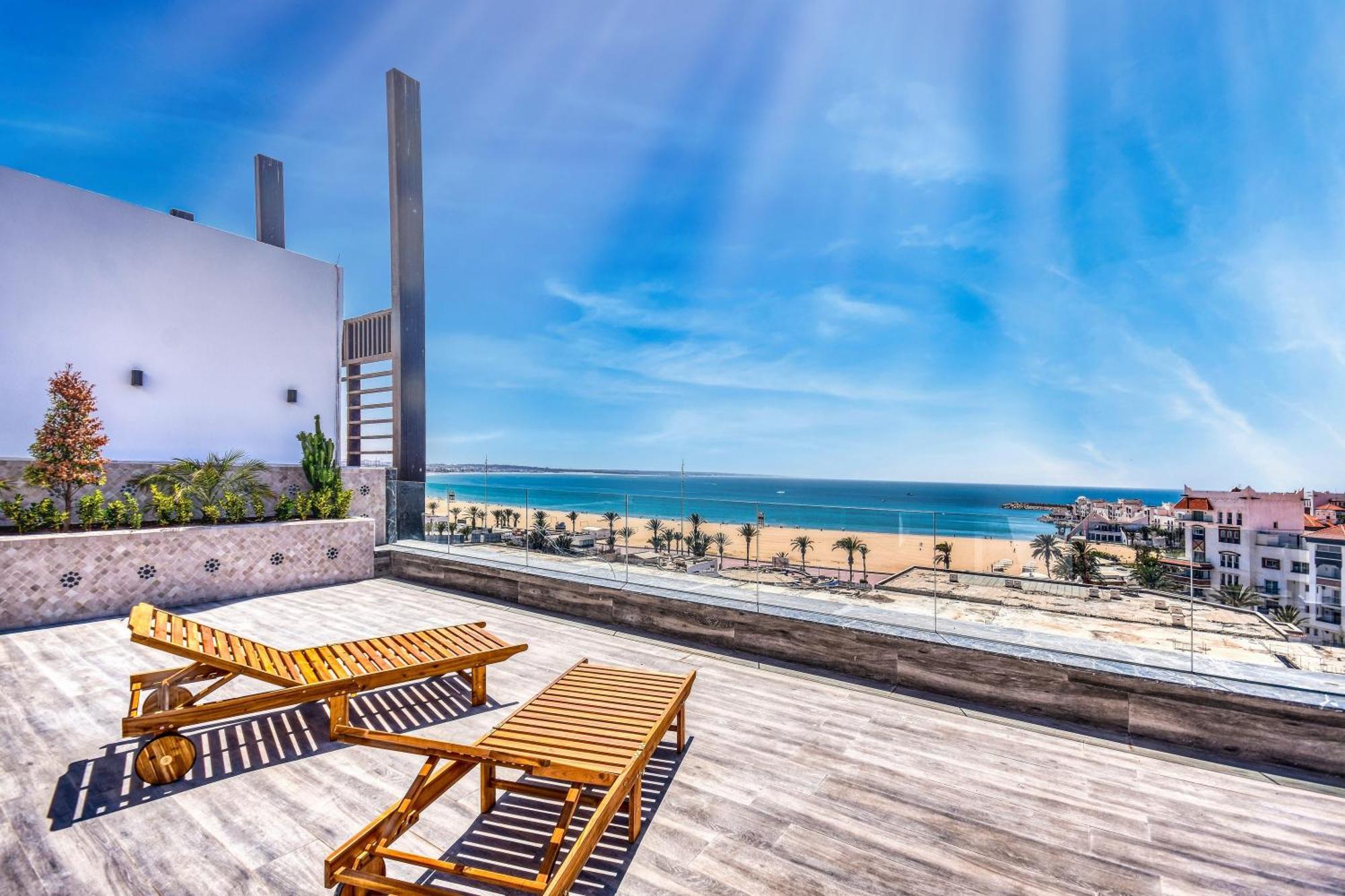 Luxury Seafront Appartement 6-7P Agádír Exteriér fotografie